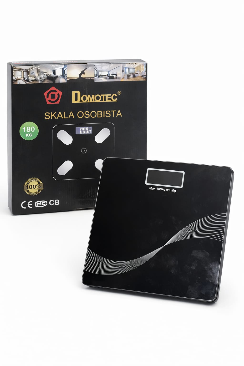 Digitale Küchenwaage mit Schüssel und LCD-Anzeige